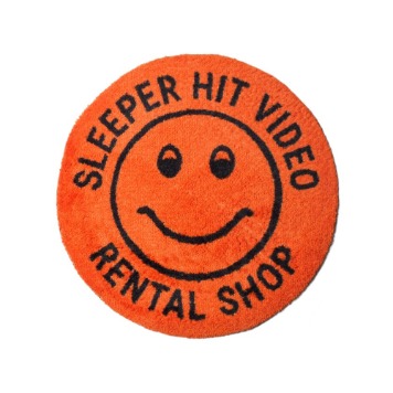 SLEEPER HIT VIDEO*RESTOCK*S.H.V. Smiley Rug(Orange)