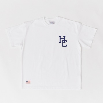 HOTEL CERRITOSBig HC T-Shirt(White-Navy)