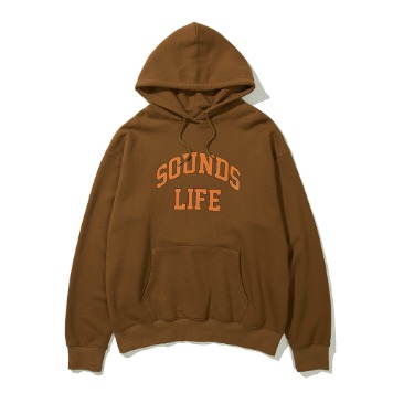 SOUNDSLIFEGraphic Hoodie(Brown)30% OFF