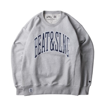 BEAT &amp; SLNCClassic Logo Sweat Shirts(Grey)30% OFF