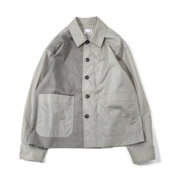 HORLISUNCapital Crease Front Jacket(Light Gray)