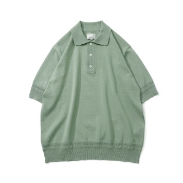 HORLISUNDana Cotton Pullover Collar Knit(Green)