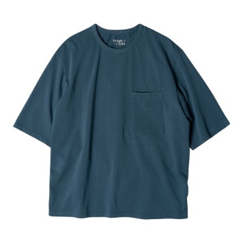 ROUGH SIDE111. Primary 1/2 T-Shirt (Pale Blue)