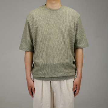 YOUNEEDGARMENTSLounge Knit Tee(Olive)30%OFF