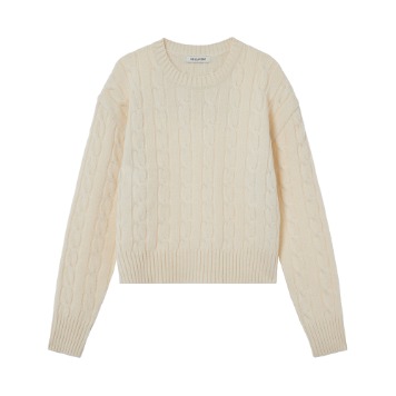 KEI CURRENTCable Knit(Ivory)30% OFF