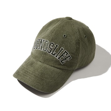 SOUNDSLIFEArch Loge Corduroy Ball Cap(Olive)