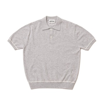 BEAT &amp; SLNCCashmere Blend Polo Knit(Grey)