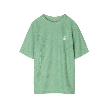YOUNEEDGARMENTSKnitted Lounge Crew Neck(Grass Green)