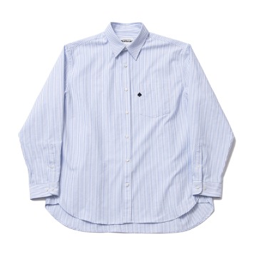 BEAT &amp; SLNCRelaxed Oxford Shirts(Blue Candy Stripe)