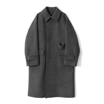HORLISUNWinterport Wool Coat Seasonal(Melange Gray)