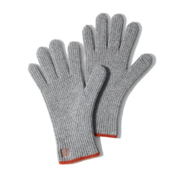 HORLISUNBless Wool Finger Gloves(Melange Gray)