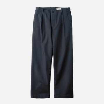 ROUGH SIDE[Signature]Reporter Pants_24SS(Navy)