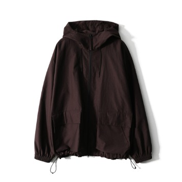 HORLISUN24SS Breeze Cotton hood Jacket (Brown)