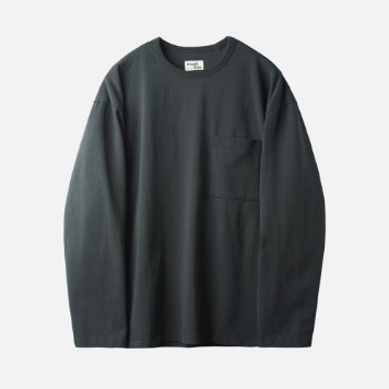 ROUGH SIDE[Signature] Primary Long Sleeve(Navy)