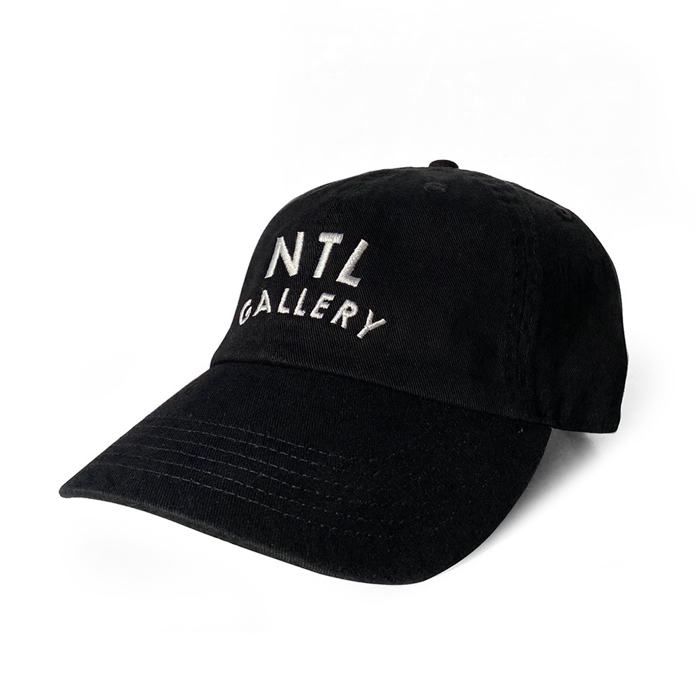 NTL GALLERYClassic Logo Cotton Cap(Black)