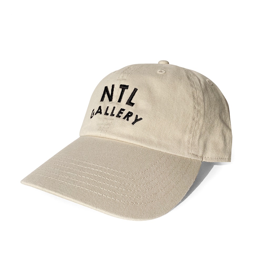 NTL GALLERYClassic Logo Cotton Cap(Light Beige)