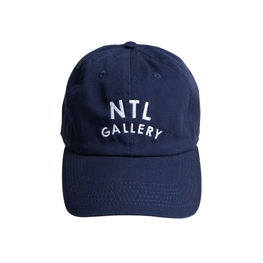 NTL GALLERYClassic Logo Cotton Cap(Navy)