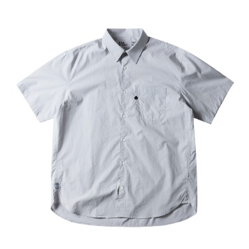 BEAT &amp; SLNCPoplin Half Shirts(Grey)